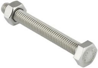 Tapbout met moer. M4 x 10mm. lang. Verzinkt. 25 stuks Bouten. Ifix.
