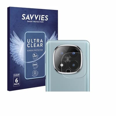 Savvies - Screenprotector voor Xiaomi Redmi Note 14 Pro Plus 5G (ALLEEN Camera Lens) - Folie Beschermfolie transparant 6 Stuks