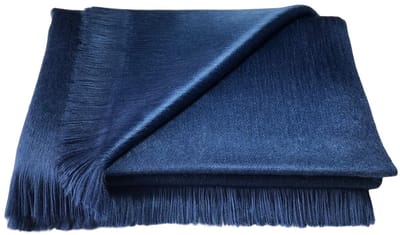 Alpaca D'Luxe Sjaal - Hypoallergeen - Blauw - Luxe cadeau - Zacht en van Kwaliteit - Elegant - Warm - Sustainable - Sjaals Dames - Sjaals Heren - Luxe Alpaca Wollen Sjaal - Nekwarmer - Scarf - Anti-allergie - Comfortabel - Shawl - Stijlvol - Duurzaam