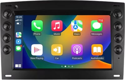 Autoradio met bluetooth - Carplay - Voor Renault Megane 2 (2002-2009) - Geschikt voor Apple en Android - Stereo - Navigatie - Navigatiesysteem auto - 2GB 32GB