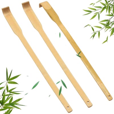 Rugkrabber Set - Houten Krabber - Jeuk Verlichten - Duurzaam Bamboe - 3 Stuks 415cm - Natuurlijk Hout