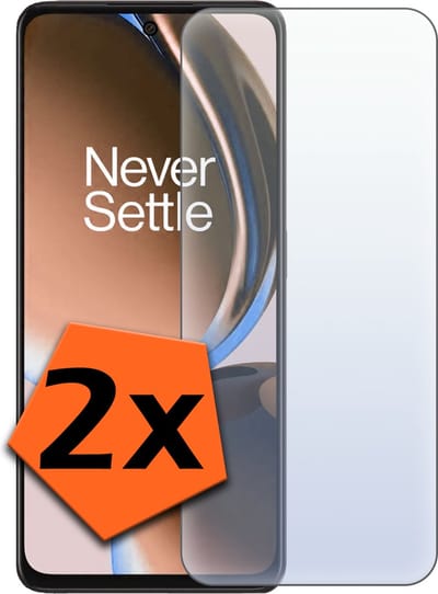 Screenprotector - 2 Stuks - Geschikt voor OnePlus Nord CE 3 Lite - Extra Sterk - Gehard Glas - Beschermglas - Tempered Glass - Screen Protector