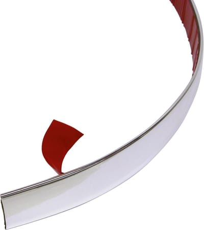 Carpoint Decoratiestrip Chroom – 22 mm x 2 Meter – Zelfklevend – Universeel – Voor Auto Interieur & Exterieur – Sportieve Look