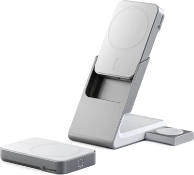 Alogic Matrix+ 3-in-1 Magnetic Charging Dock with Power Bank and geschikt voor Apple Watch - Global