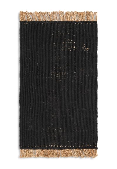 Ferm Living Blokmat - black/natural