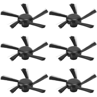 6 stuks Zijborstel Vervanging Geschikt voor Neato Botvac D Serie D7 D5 D3 D80 Veegmachine gray