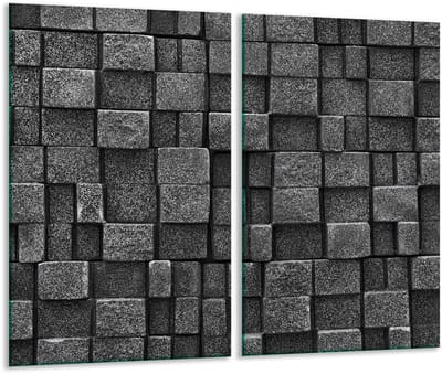 TMK ArtDeko 30x52 - Glas Bescherme Plaat - Beschermend - Gekleurd