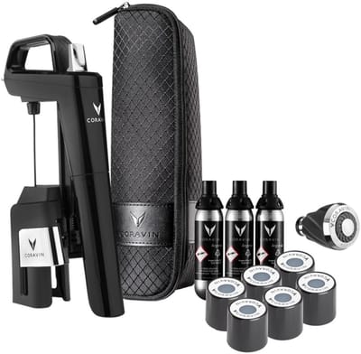 Coravin Timeless Six+ Wijnbewaarsysteem - Piano zwart