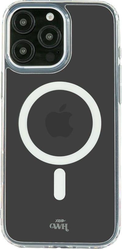 xoxo Wildhearts magnetisch siliconen hoesje geschikt voor iPhone 12 Pro Max hoesje - Doorzichtig TPU materiaal - Kwalitatieve backcover - Sterk materiaal - Transparant