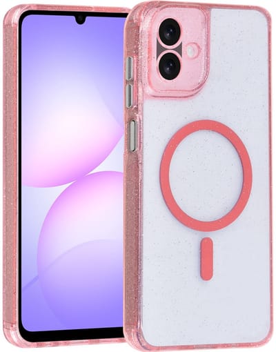 TUNIQ telefoonhoesje voor Samsung Galaxy A07 - met ringhouder - Roze