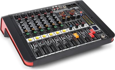 Power Dynamics PDM-M604A 6-Kanalen Studio Mixer met Versterker