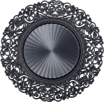 ZWARTE BAROKKE PLACEMAT 2 stuks