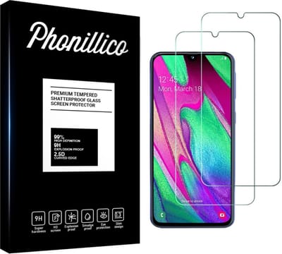 Screenprotector voor Samsung Galaxy A40 - 2 stuks Beschermglas van glas Transparante glazen schermbeschermfolie