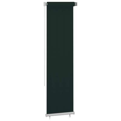 vidaXL Rolgordijn voor buiten 65(B)x230(H) cm HDPE donkergroen