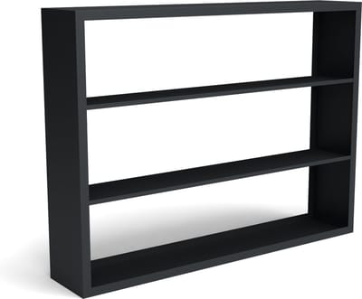 Beltza zwarte houtopslag onderverdeling 3 vakken 2000x385x1500 mm