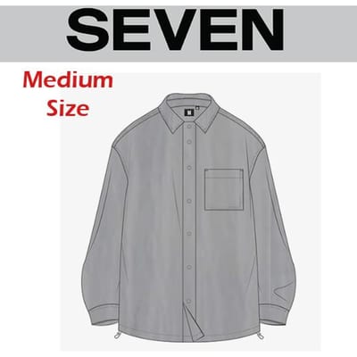 BTS Jungkook SEVEN Shirt M gray