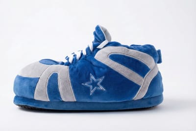 Grappige pantoffels | Sneaker sloffen Blauw / Wit | Dallas Cowboys | binnenschoenen voor Dames en Heren | Cadeau voor tieners en jongeren | Sloffen maat 36 t/m 46 | Sloffen en Pantoffels maat 36, 37, 38, 39, 40, 41, 42, 43, 44, 45, 46