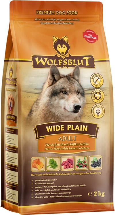 Wolfsblut Wide Plain Horse - dry dog food - 2kg