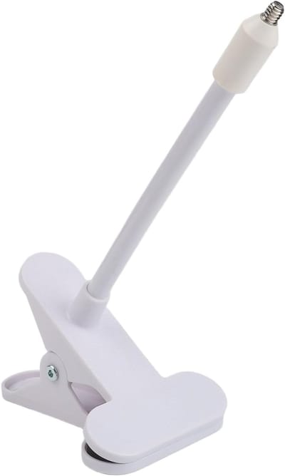 Babyfoon Houder - Camera Beugel - Babykamer Monitoren - Flexibele Metalen Arm - 18 cm Lengte - Wit