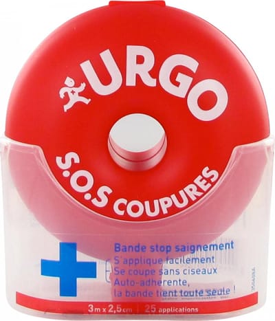 Urgo S.O.S Cuts Strip Stop Bloeden 3 m x 2,5 cm