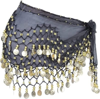 Indian Dance Belt voor Belly Dance en Hip Hop Kostuums - Sjaal en Neckerchief voor Dansliefhebbers