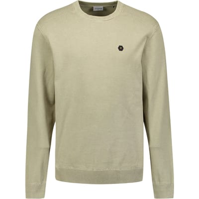 No Excess Pullover Crewneck Solid Knit Smoke Größe: XL | Pullover Outlet | Herren