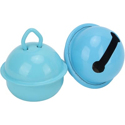 20 stuks Jingle Bells Hemelsblauw Merenblauw 22 mm IJzeren Materiaal DIY Maken Compacte Decoratieve Bellen voor Sleutelhanger Accessoires blue