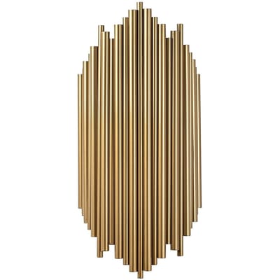 Asir - Wandlamp - Goud - 18 x 40 x 8