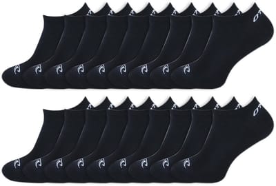 Sneakersokken | Dames & Heren | Merk: O'Neill | Kleur: Zwart | Maat: 35 t/m 46 | 18 Paar