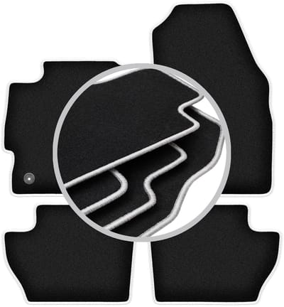 CARLUX-SILVER automatten voor: Ford Ka+ hatchback (2014-)
