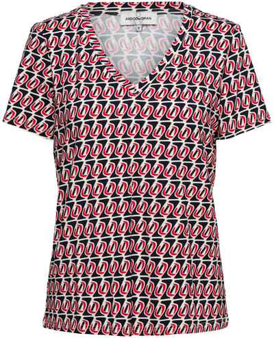&Co Woman MARLEY MOON - Top - S - Rood