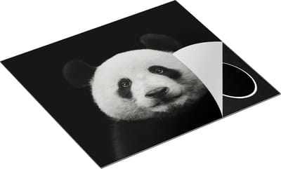 Chefcare Inductie Beschermer Panda - Pandakop - 60x50 cm - Afdekplaat Inductie - Kookplaat Beschermer - Inductie Mat