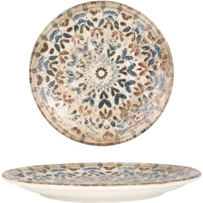 Rinart Dessertbord - Aztec - Porselein - 23 cm - set van 6