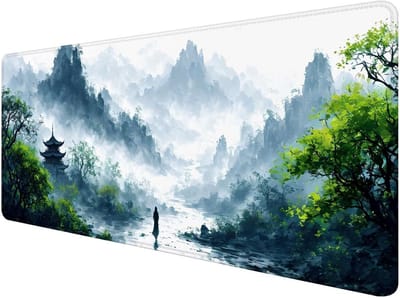 XXL Bureau- en Gaming Muismat 100x50 cm Antislip Onderlegger voor Kantoor