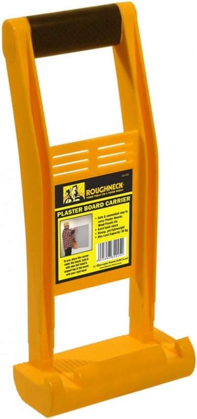 Gipsplaat Carrier - Paneeldrager Plaatdrager - Veilig Dragen - Voorkomt Rugletsel - 80 kg draagvermogen - Oranje en Zwart