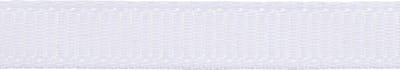 Decoratie lint, B: 6 mm, wit, 15 m/ 1 rol