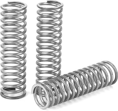Drukveren 70 mm van RVS - 4 Stuks - Sterke veerkracht en hoge elasticiteit
