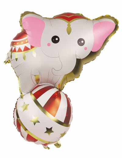 PARTYPRO - Aluminium ballon olifant vintage circus 78x60 cm