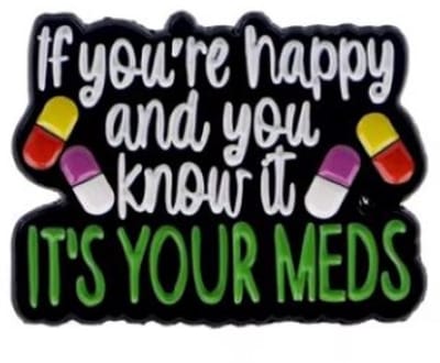 Pin Broche - enamel pin - kledingspeld - Meds