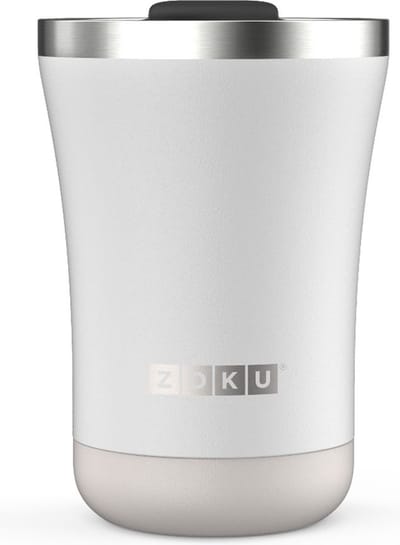 Thermosbeker, 0.35 L, RVS/Polypropyleen, BPA vrij, Wit - Zoku