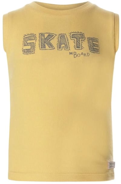 Koko Noko jongens mouwloos shirt Skate Yellow maat 86