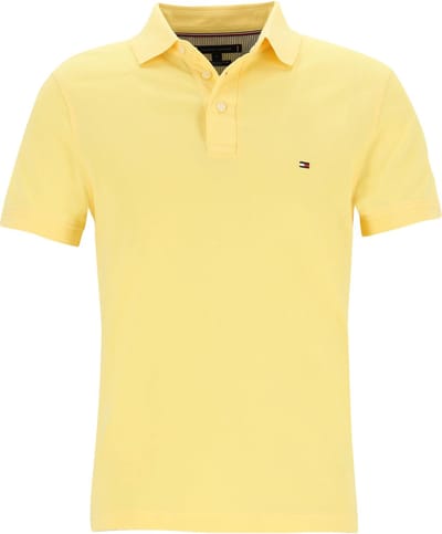 Tommy Hilfiger 1985 Slim Polo - heren poloshirt - geel