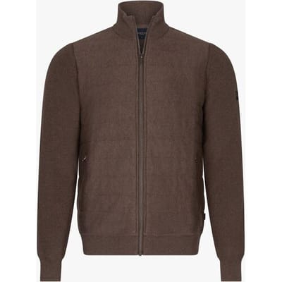 Cavallaro Napoli Vest Gioni Full Zip Bruin / male