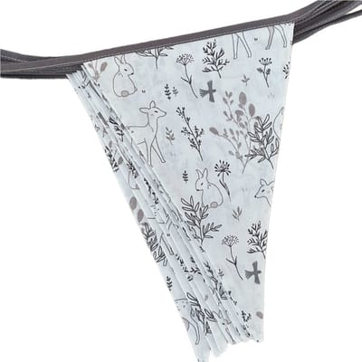 BINK Bedding Stoffen Slinger - Vlaggenlijn Bunny model XXL (10 mtr, 21 vlaggetjes)