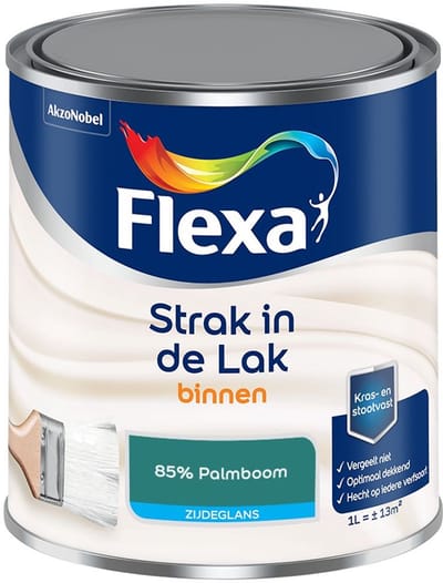 Flexa - Strak In De Lak Binnenlak Zijdeglans - 85% Palmboom - Mengverf - 1 L