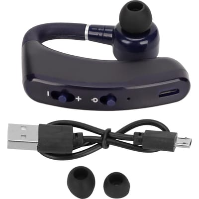 Bluetooth 5.2 Headset Handsfree Zakelijke Oortelefoon met LED Digitaal Display voor Zakelijk Kantoor