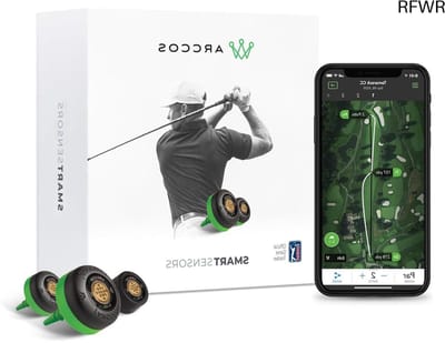 RFWR® Automatisch Golfspel Volgsysteem met A.I. GPS Afstandsmeter en Slimme Clubafstanden
