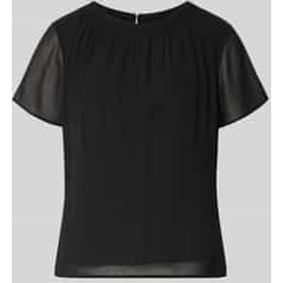Regular fit blouseshirt met semitransparante mouwen