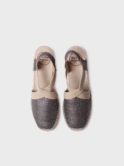 Glanzende veganistische espadrilles voor dames | TRITON