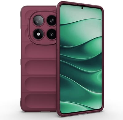 MobyDefend Hoesje - Geschikt voor Xiaomi Redmi Note 14 Pro 5G - TPU Gripcase - Paars